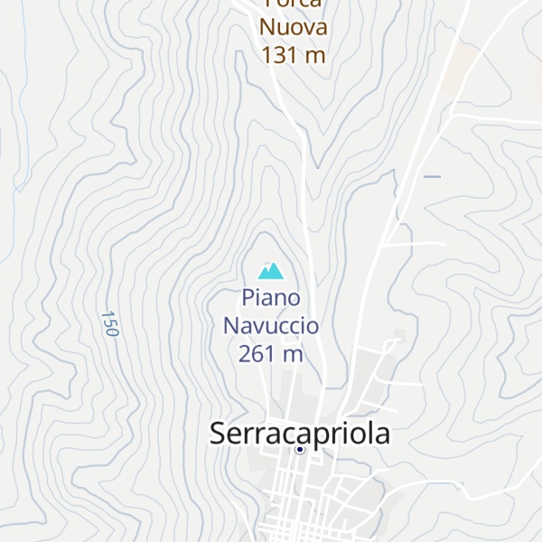 Map of Piano Navuccio