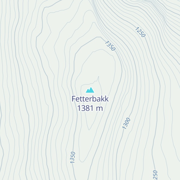 Map of Fetterbakk
