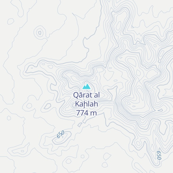 Map of Qārat al Kaḩlah