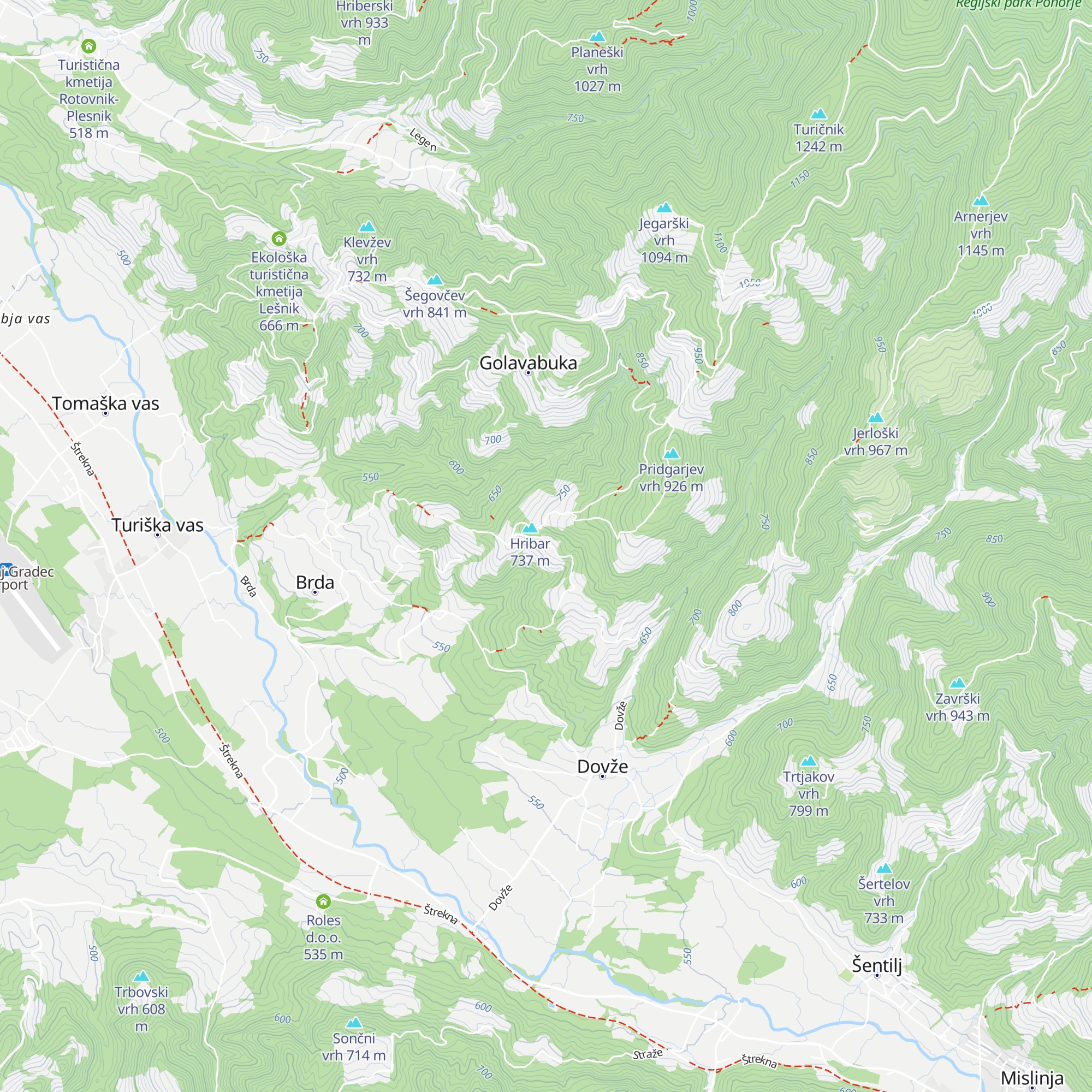 Dovnik map