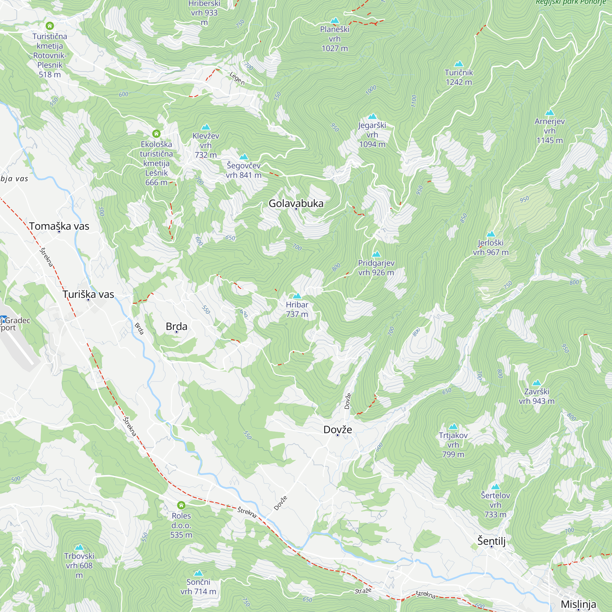 Dovnik map
