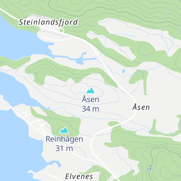 Map of Åsen
