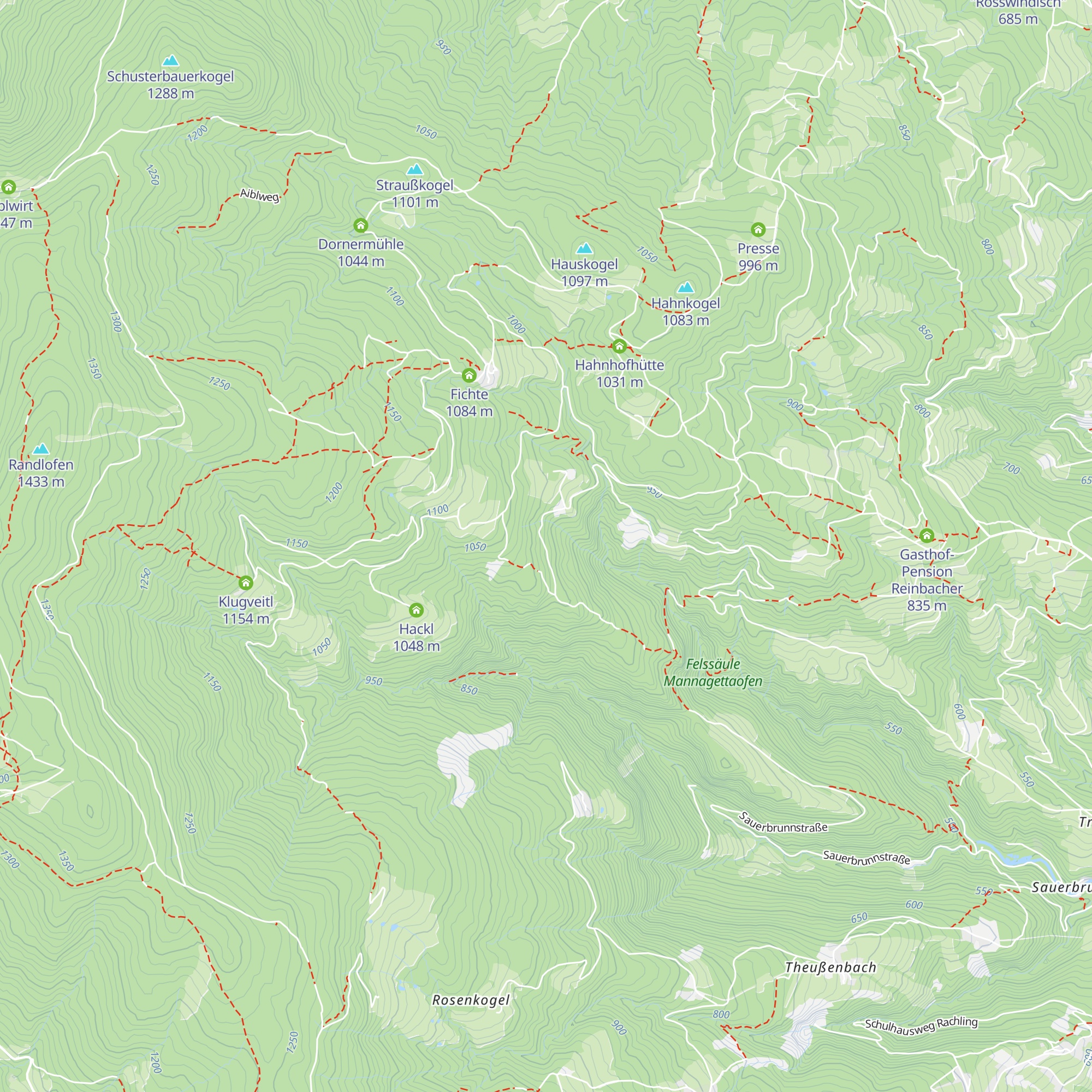 Jakljörgl map