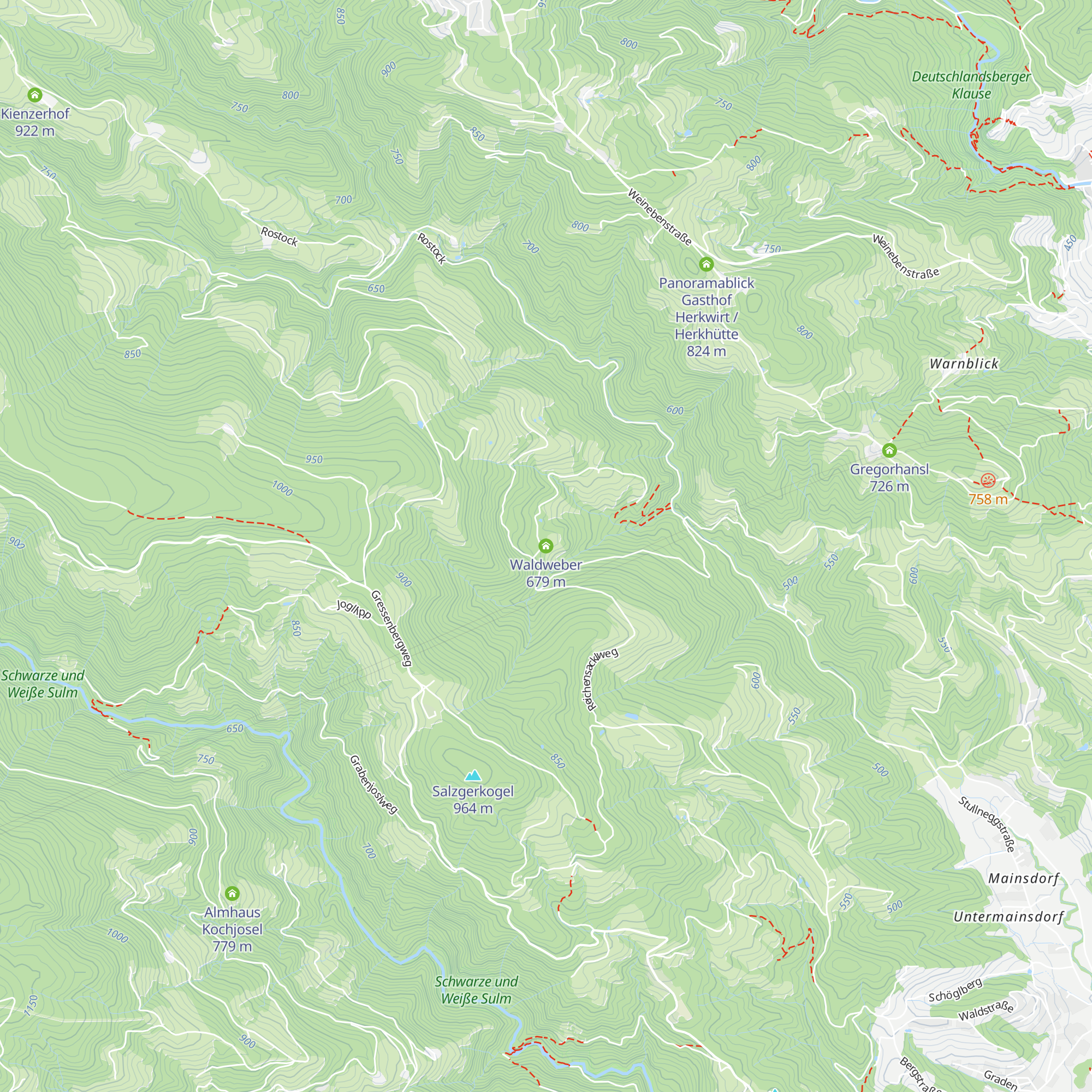 Waldweber map