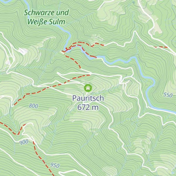 Map of Pauritsch