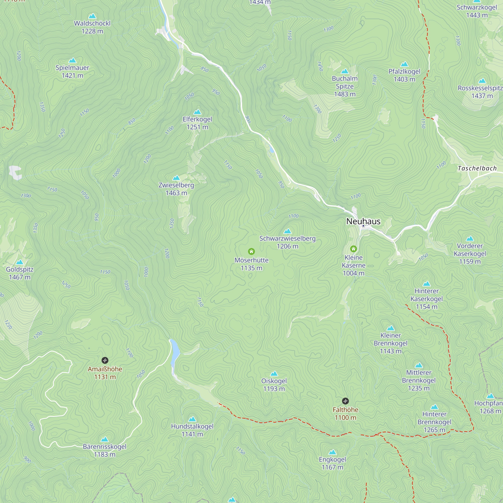 Möserhütte map