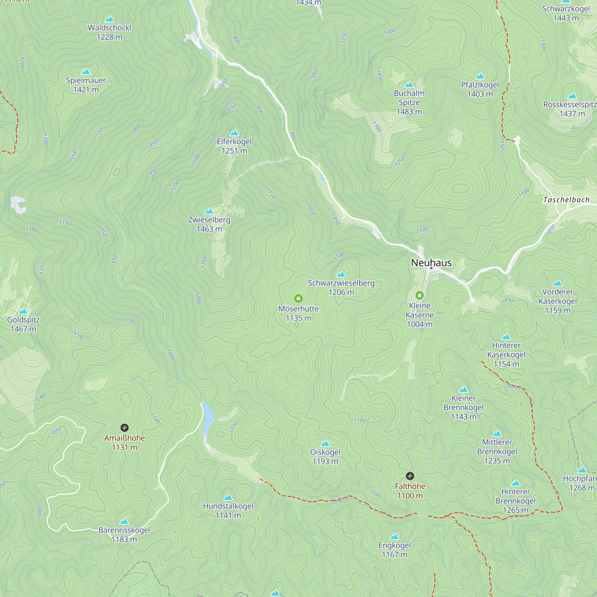 Möserhütte map