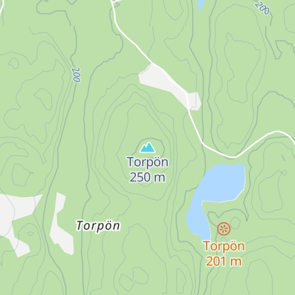 Map of Torpön
