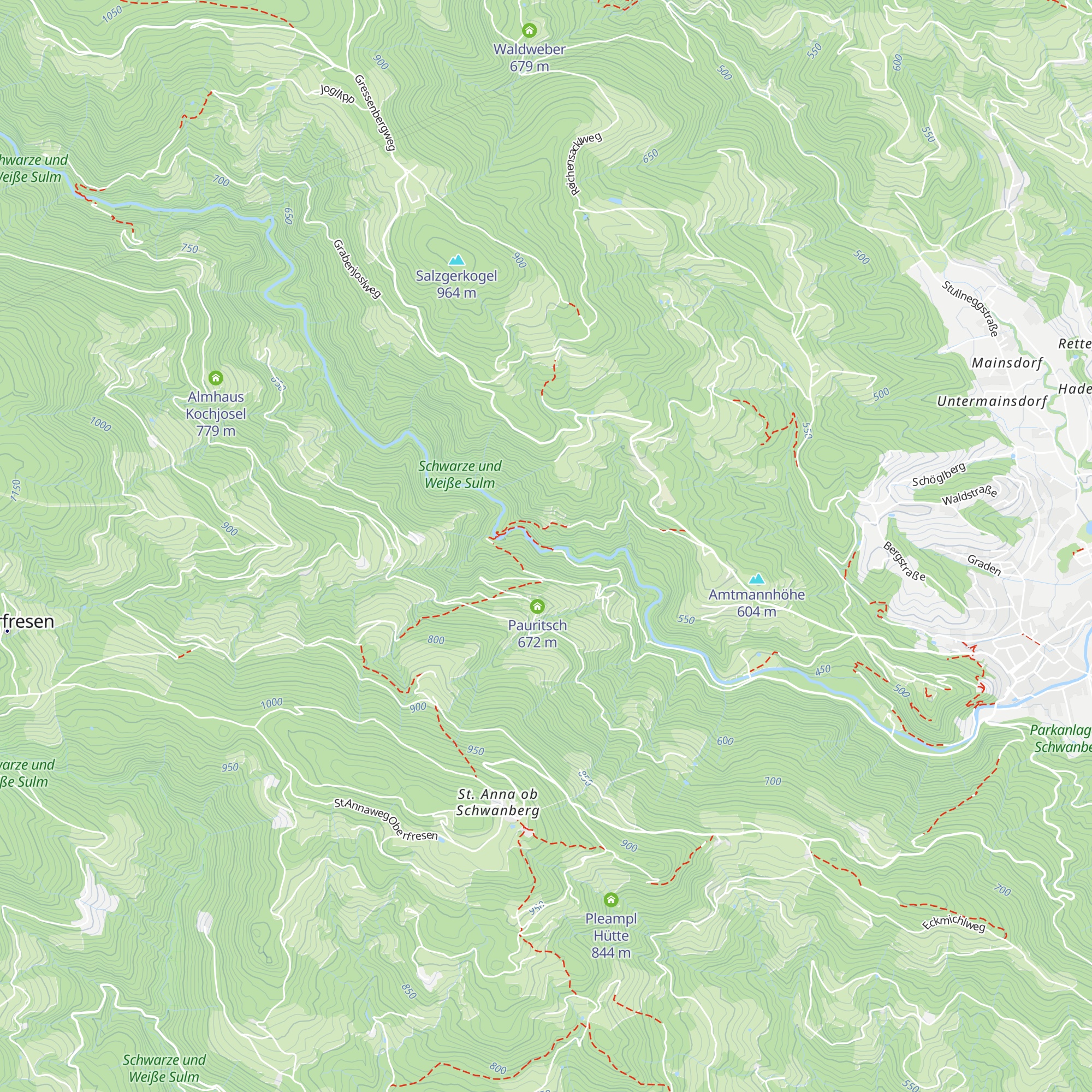 Sulmhütte map
