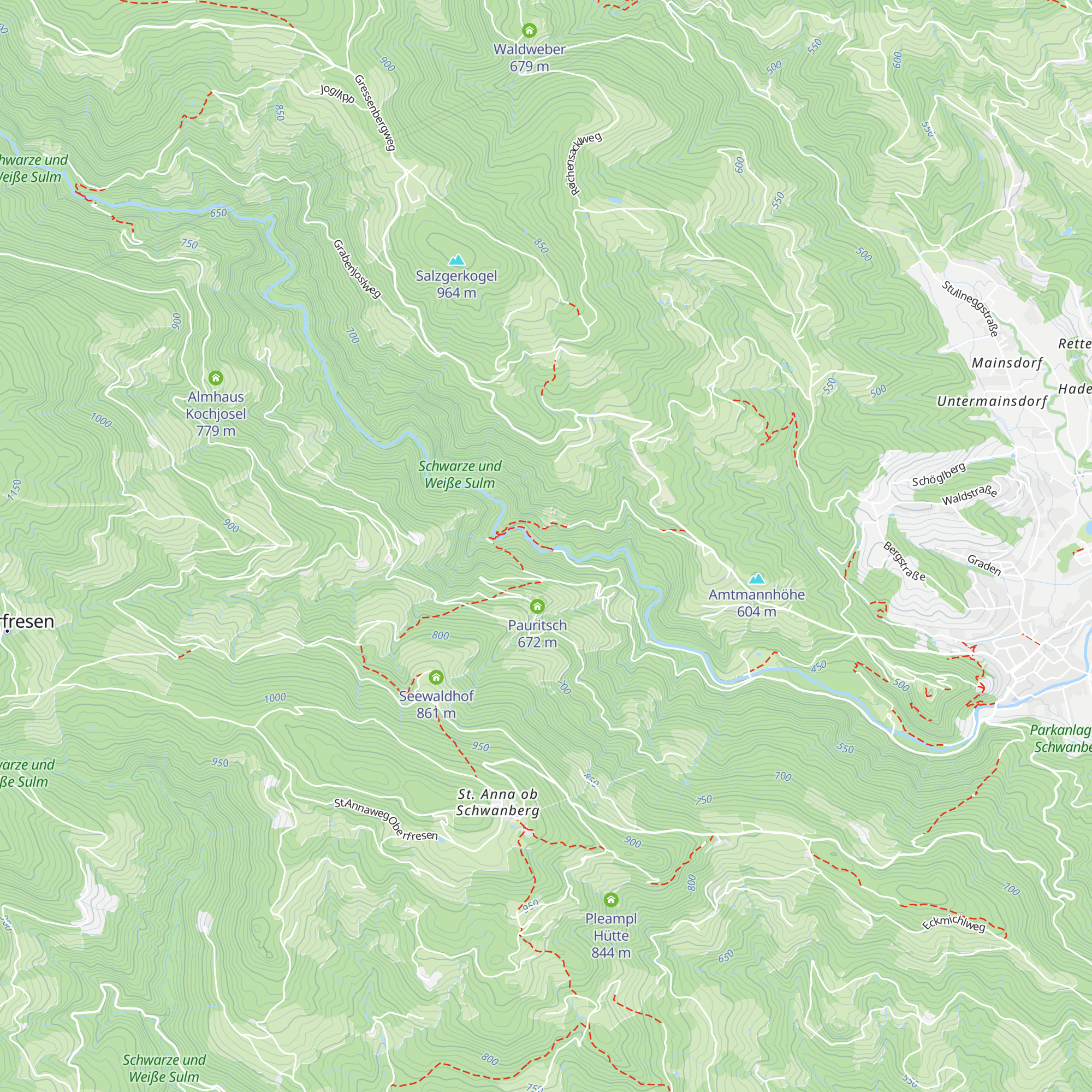 Sulmhütte map