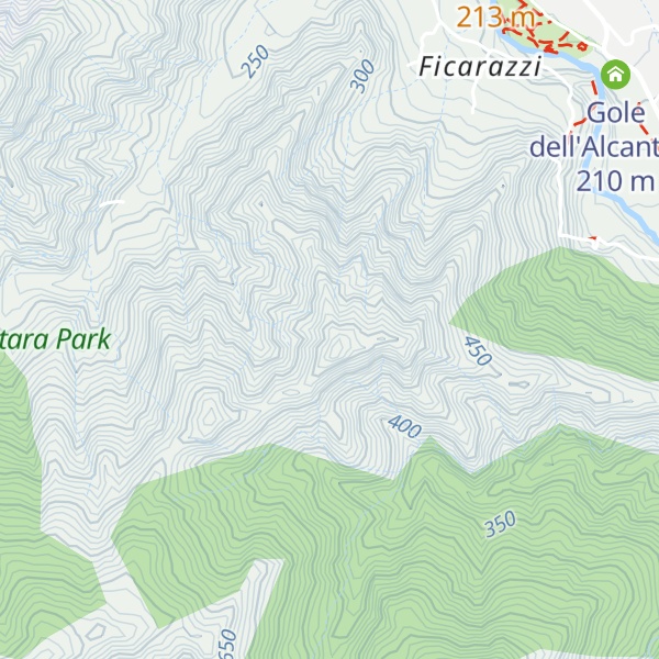 Map of Monte Miramare