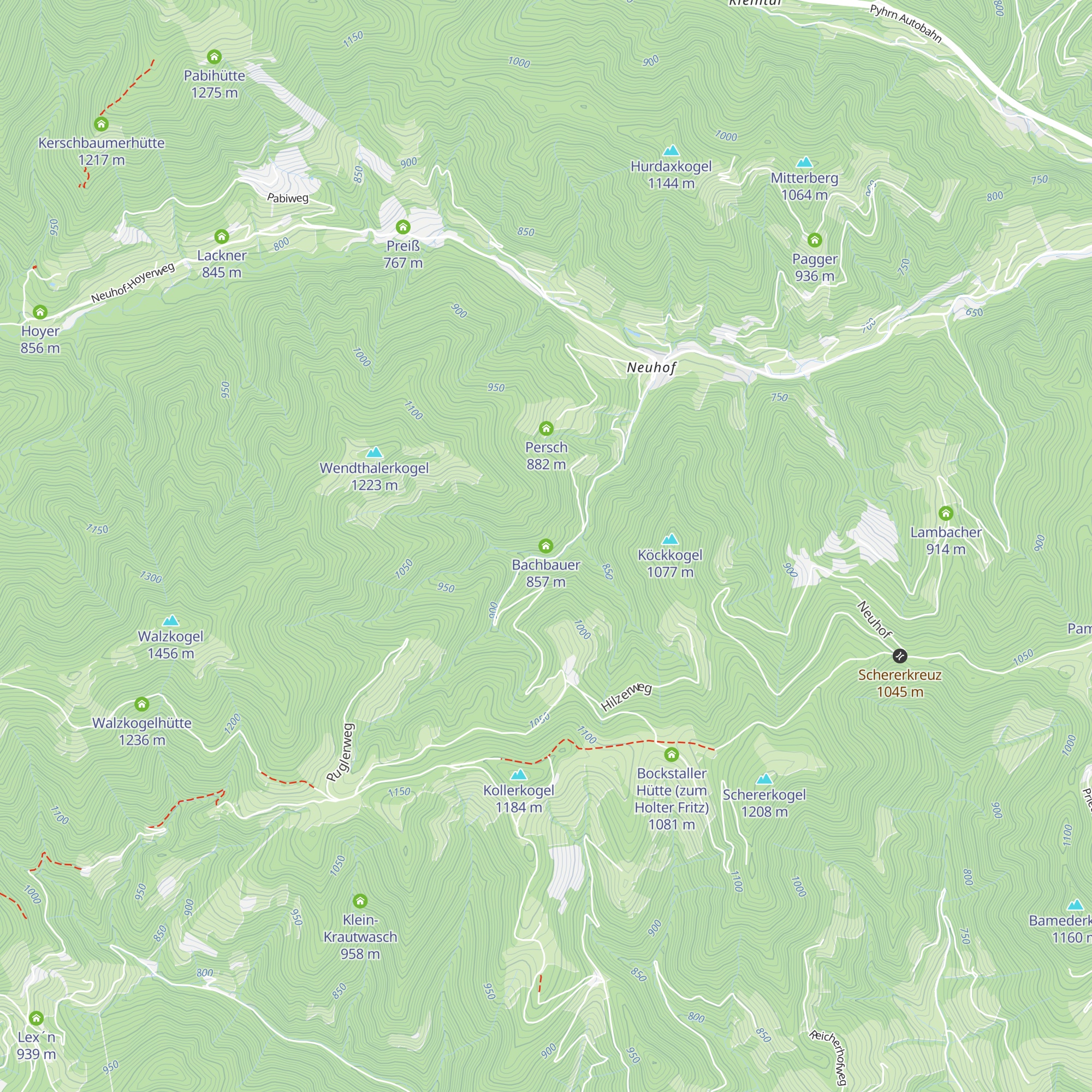 Bachbauer map