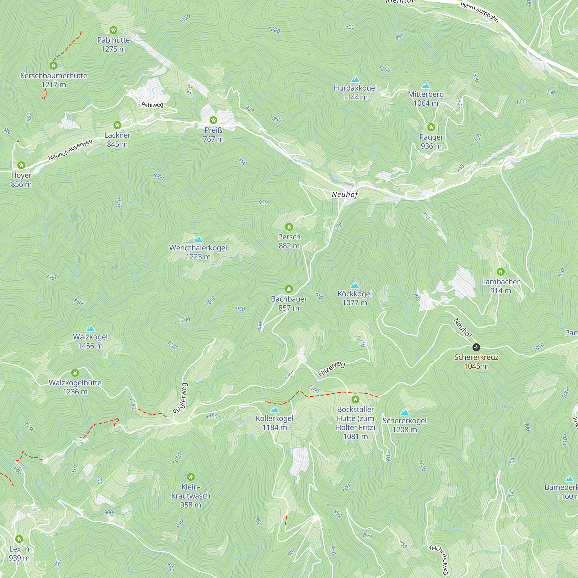 Bachbauer map