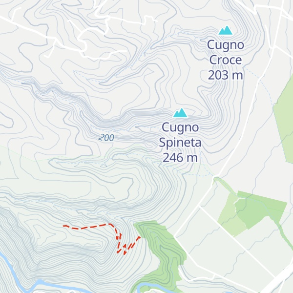 Map of Cugno Nave