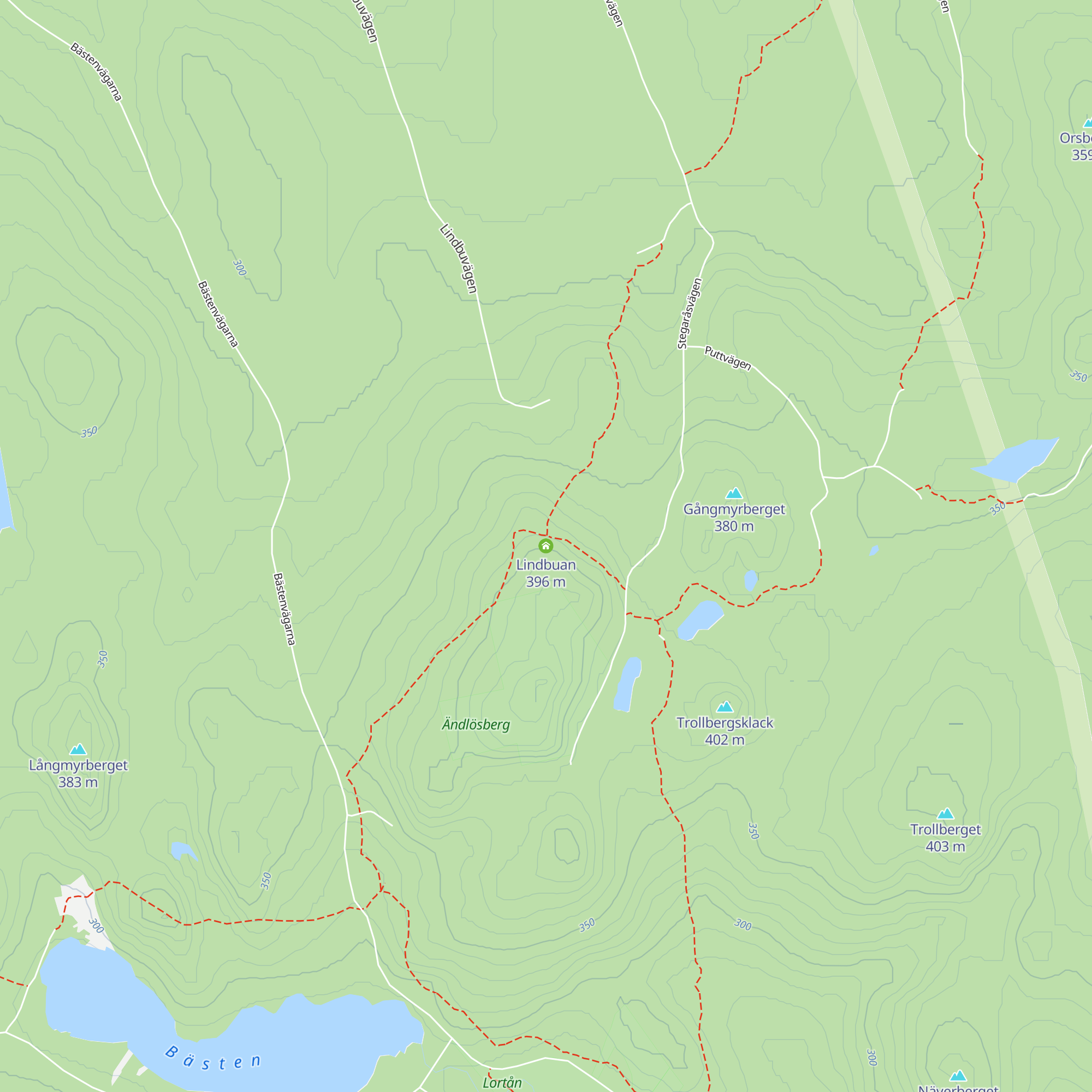 Lindbuan map
