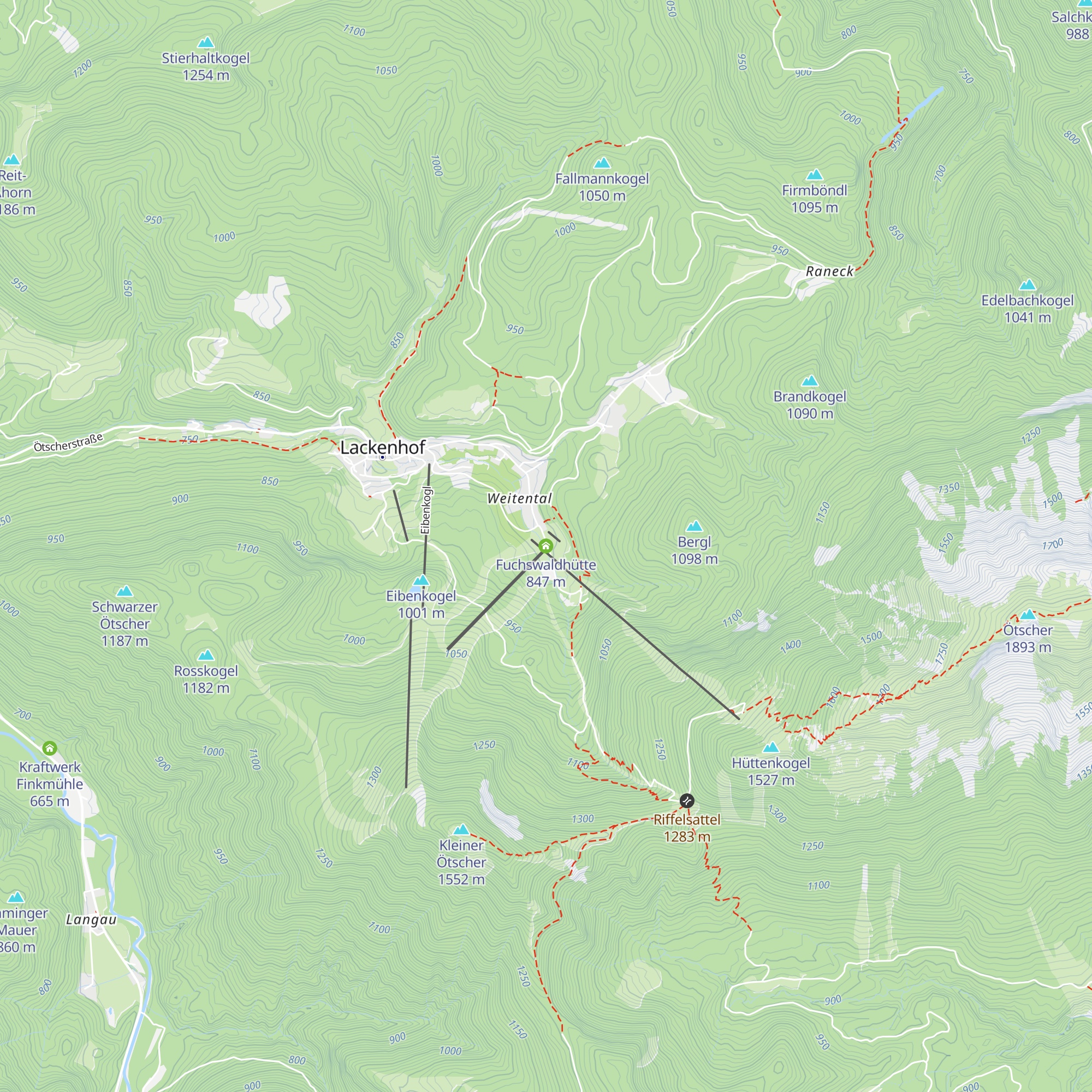 Fuchswaldhütte map