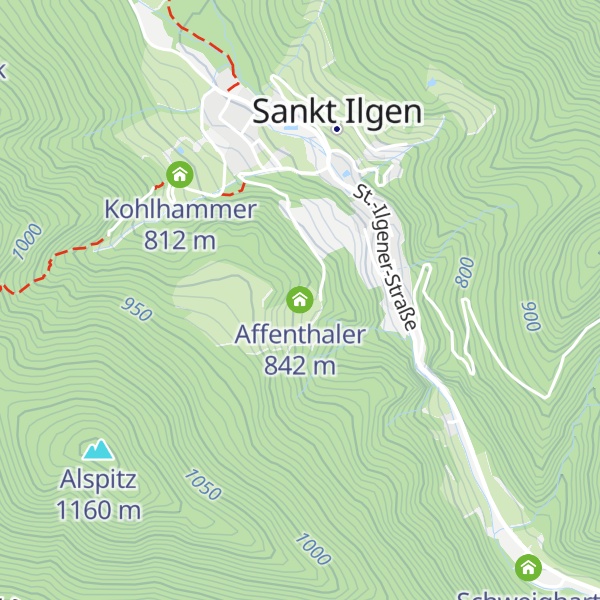 Map of Affenthaler