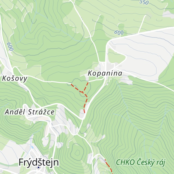 Map of Kopanina