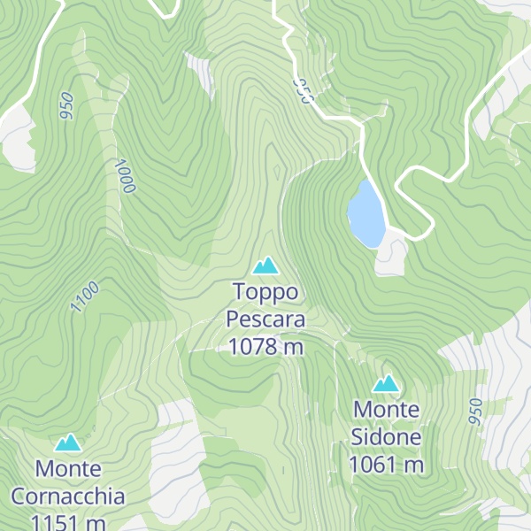 Map of Toppo Pescara
