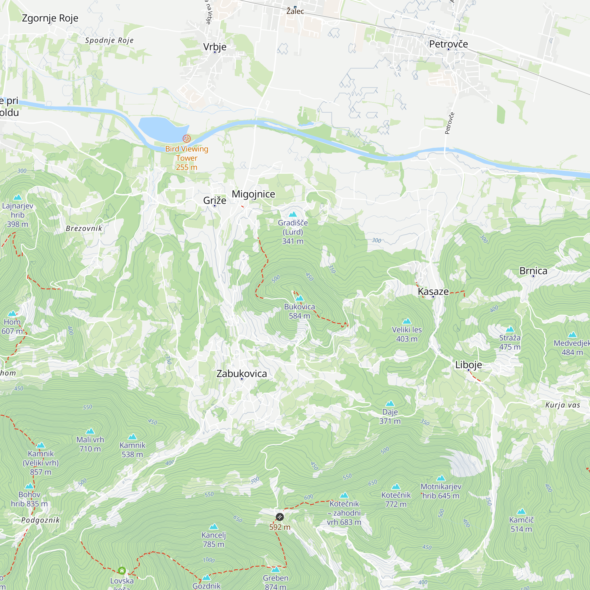 Dom na Bukovici map