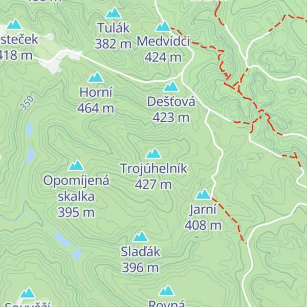 Map of Trojúhelník