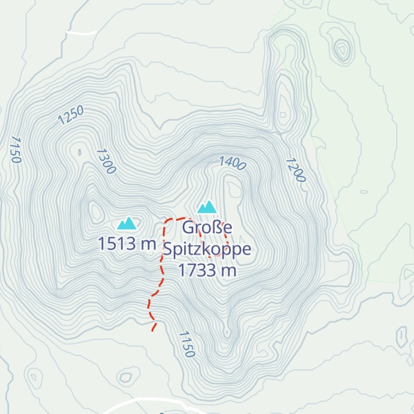 Map of Große Spitzkoppe