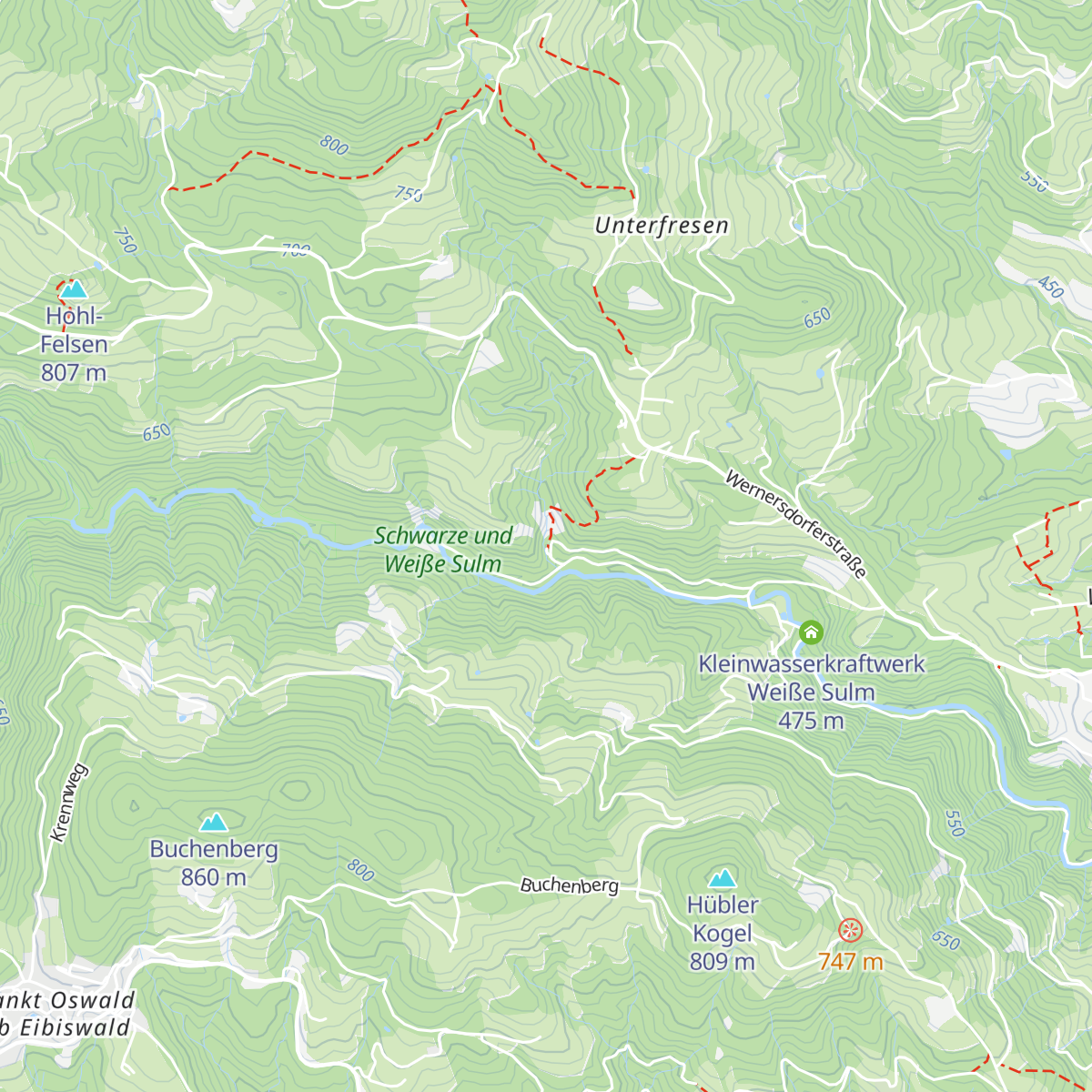 Strutzmühle map