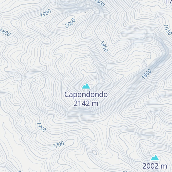 Map of Capondondo