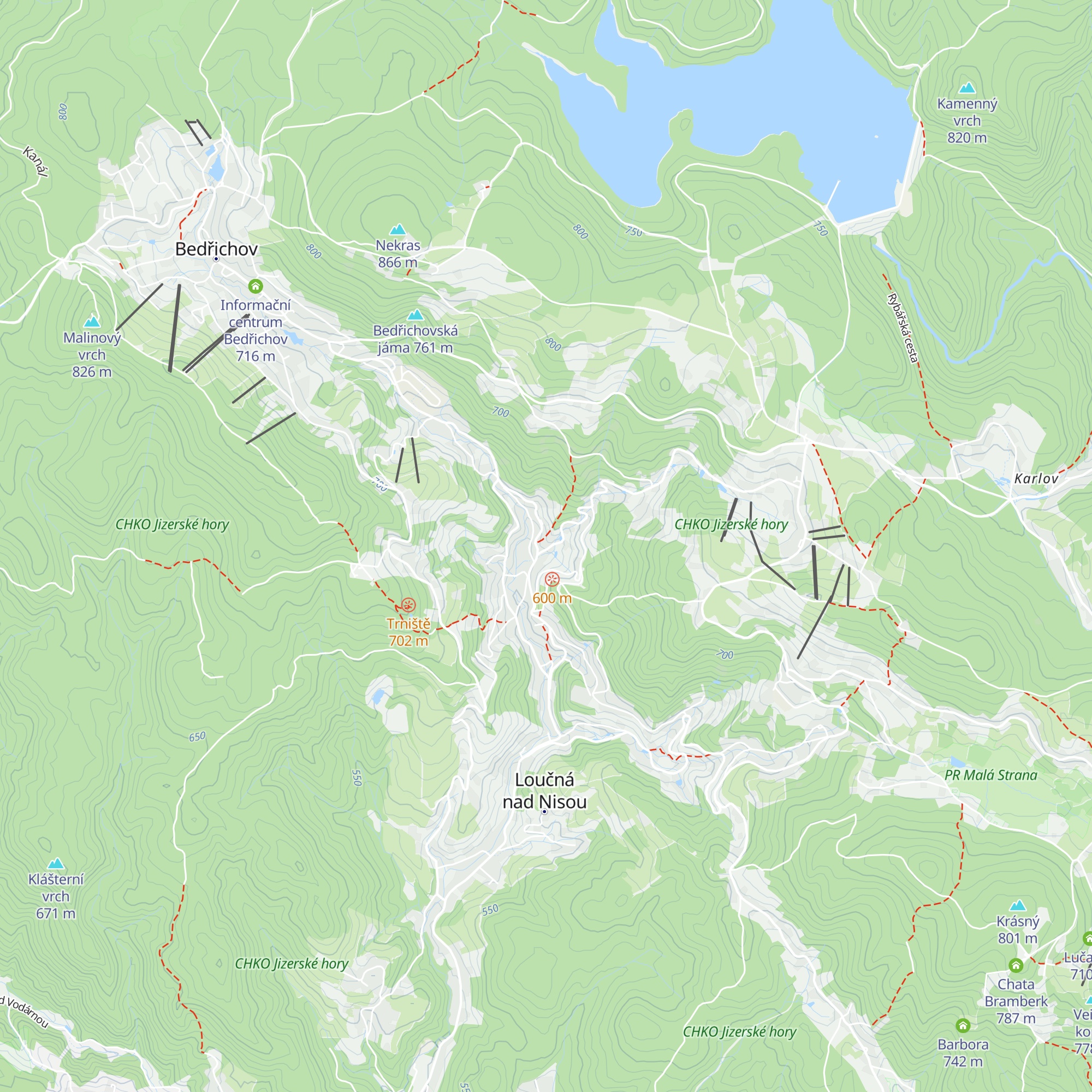 Chata Rychtářka map
