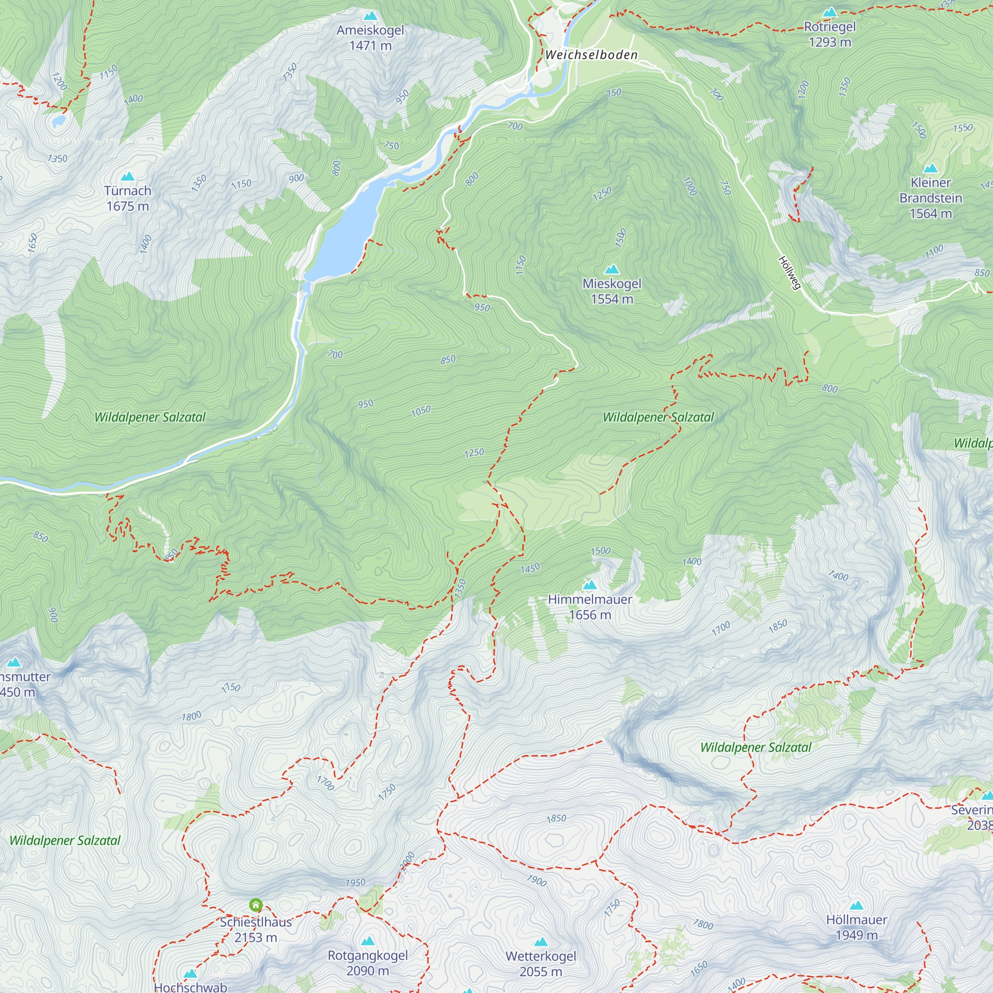 Edelbodenalm map