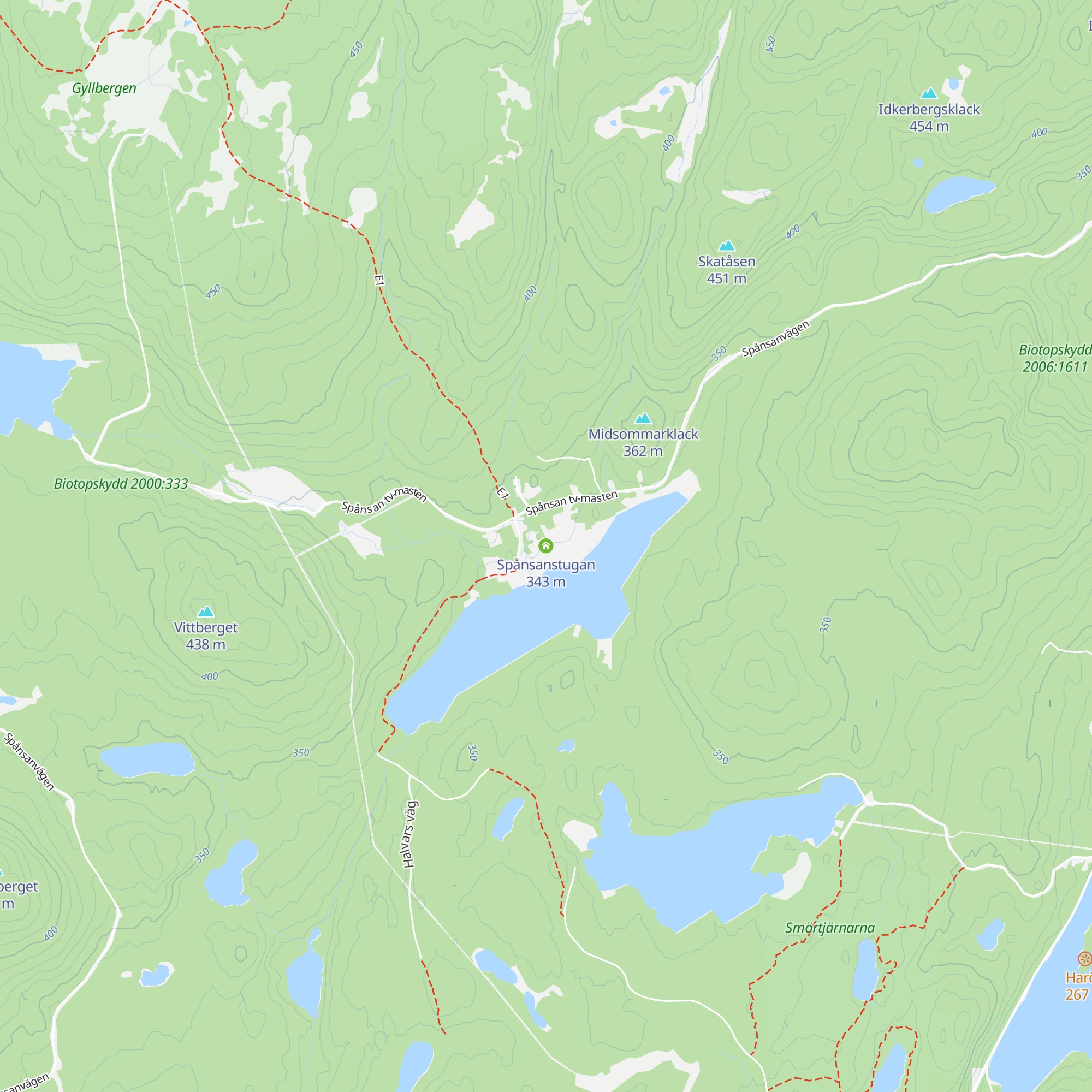 Spånsanstugan map