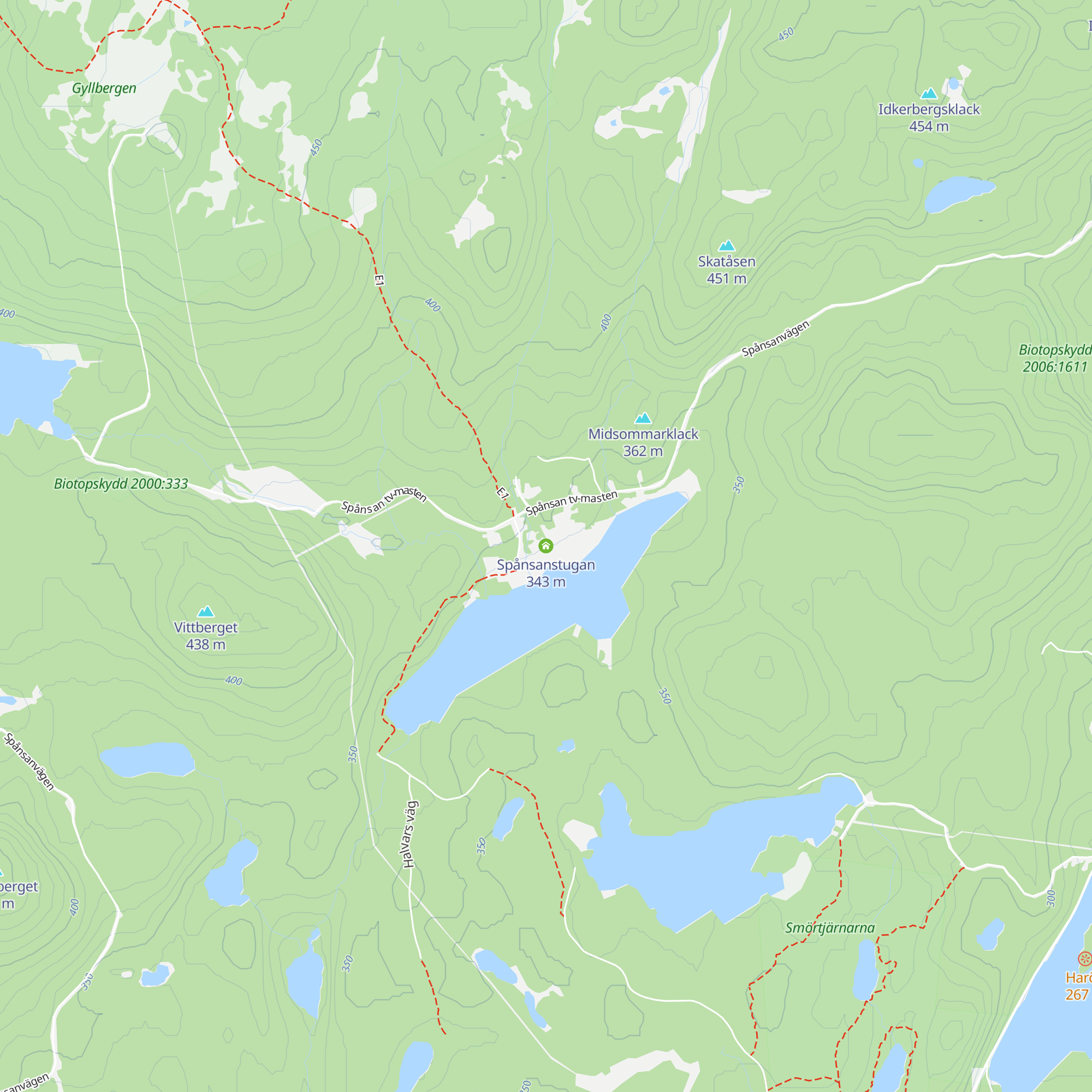 Spånsanstugan map
