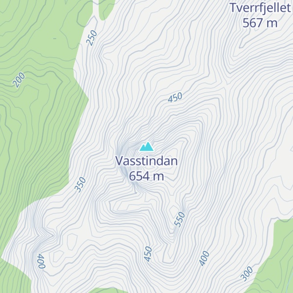 Map of Vasstindan