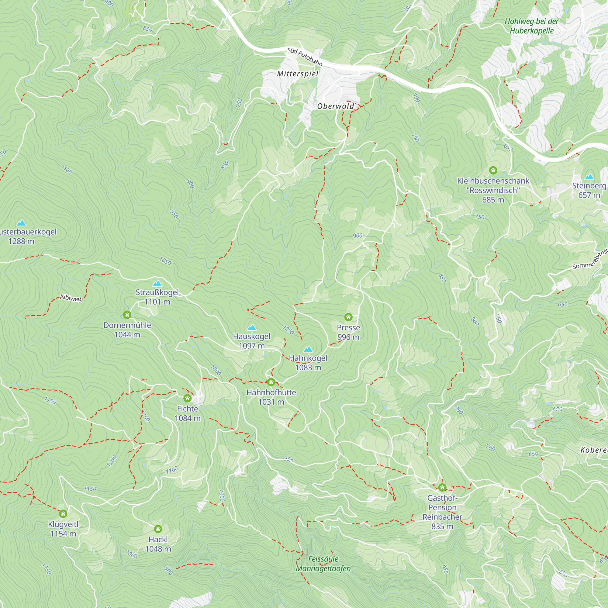 Reinischkogelhütte map