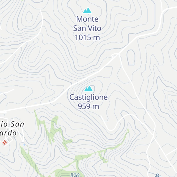 Map of Castiglione