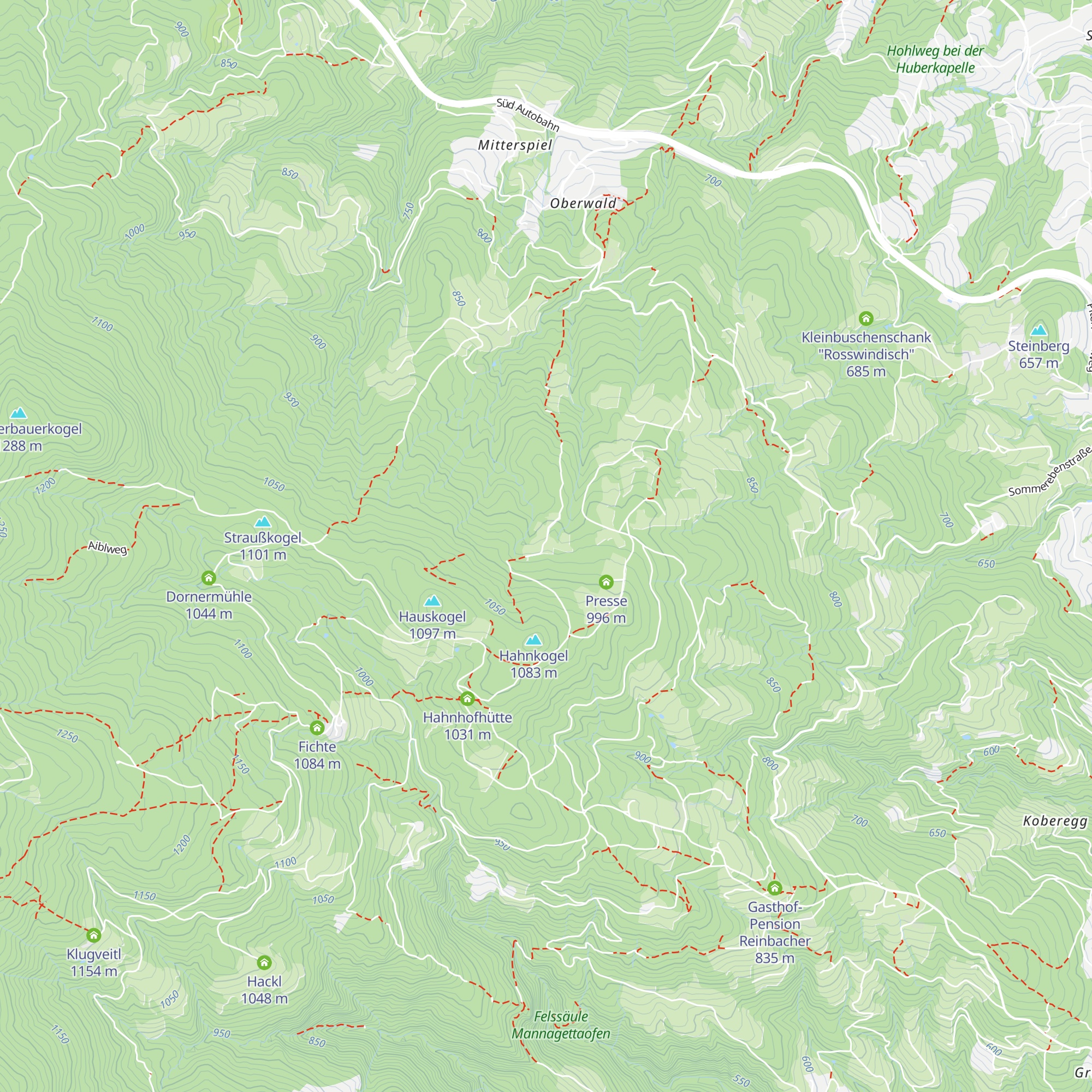 Waldweber map