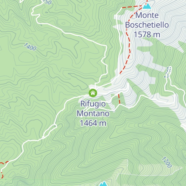 Map of Rifugio Montano