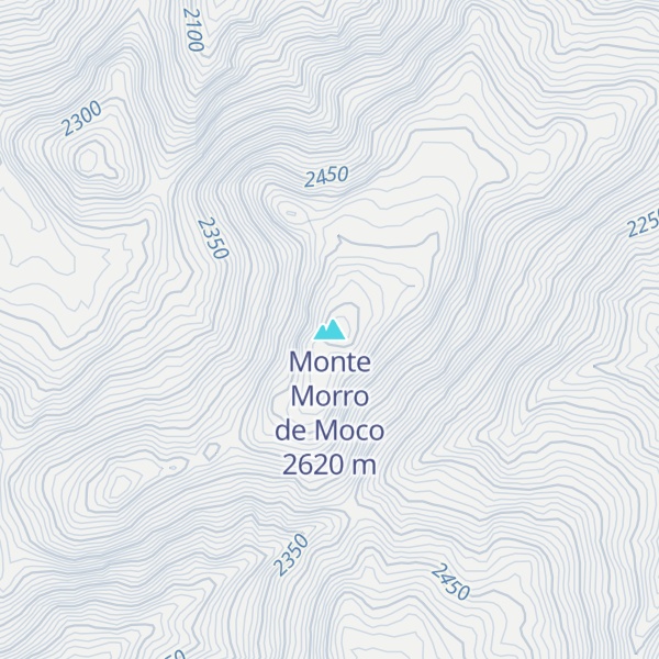 Map of Monte Morro de Moco