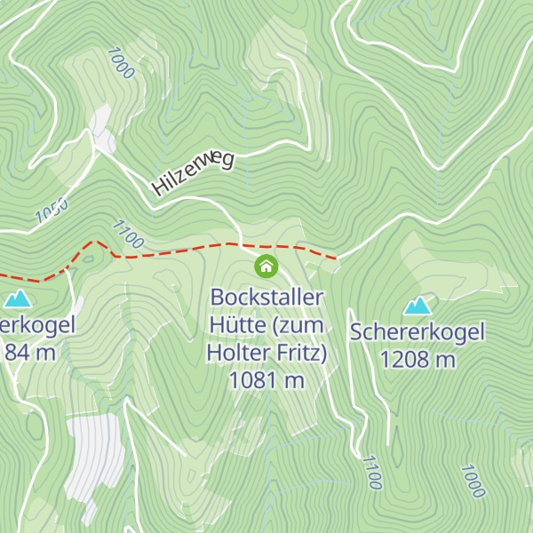 Map of Bockstaller Hütte (zum Holter Fritz)