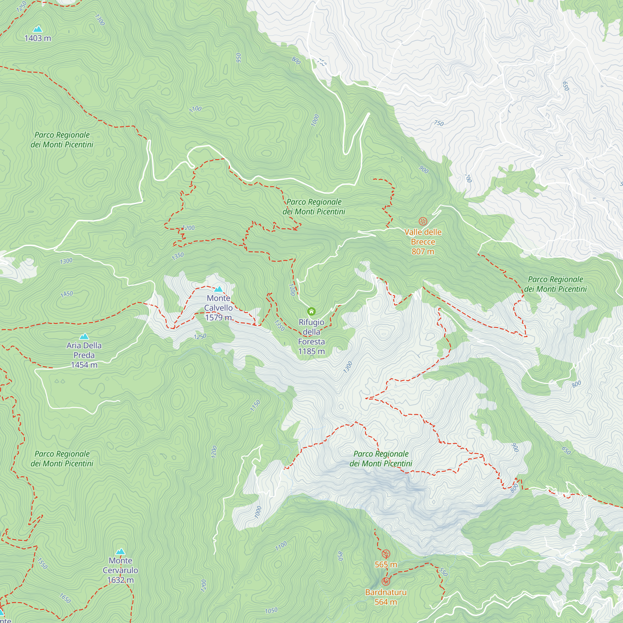 Rifugio della Foresta map
