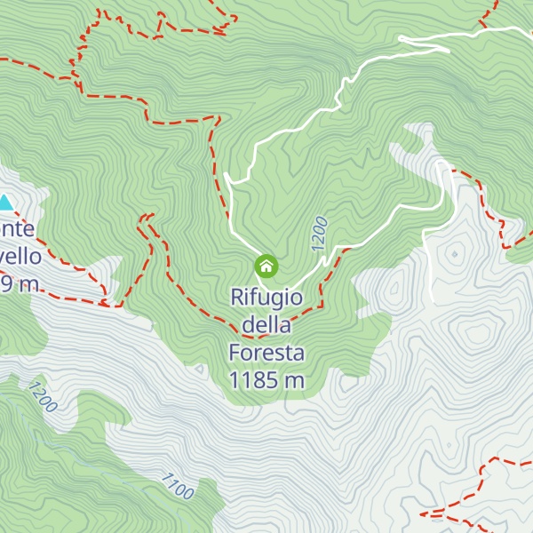 Map of Rifugio della Foresta