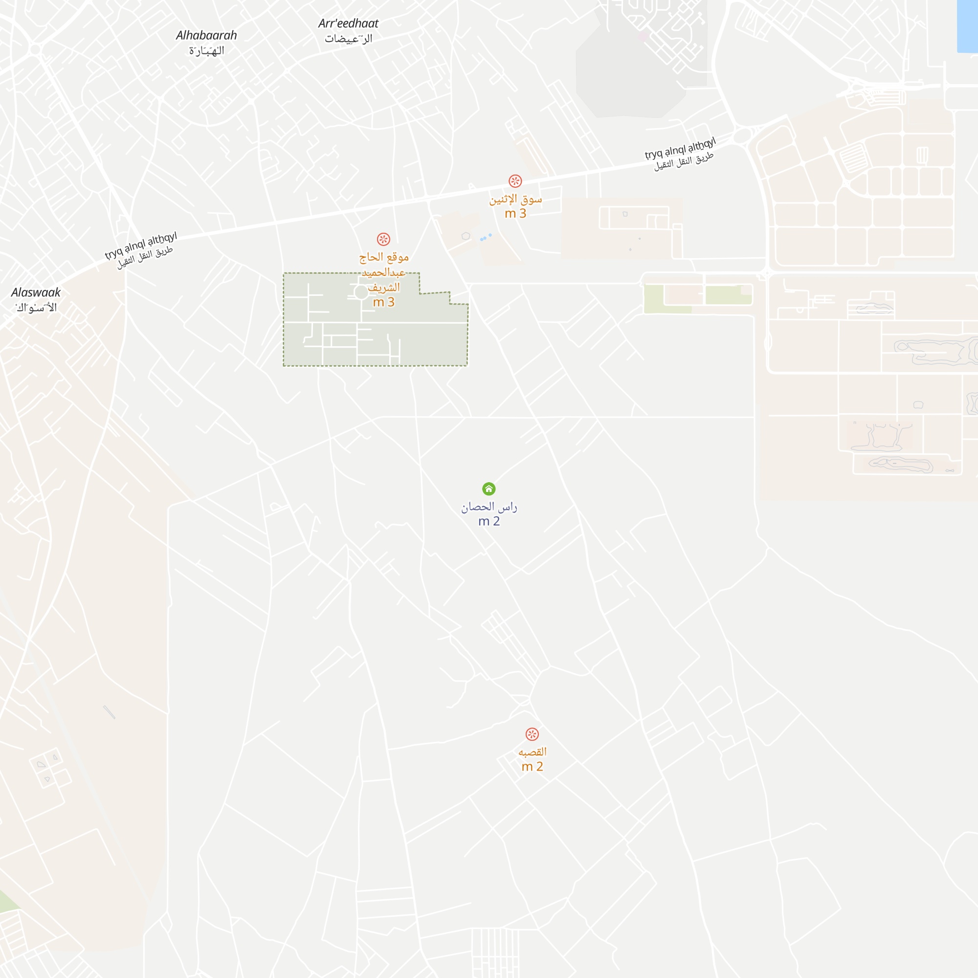 راس الحصان map