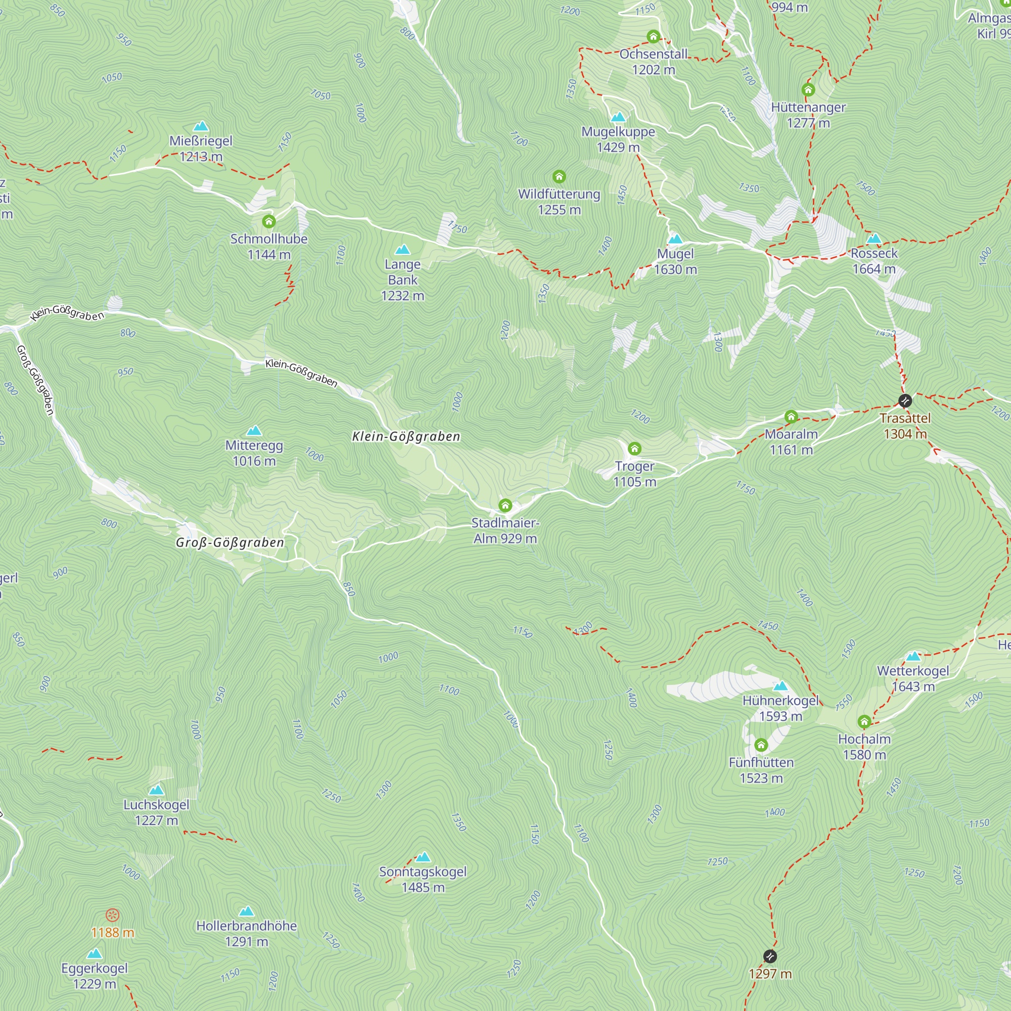 Stadlmaier-Alm map