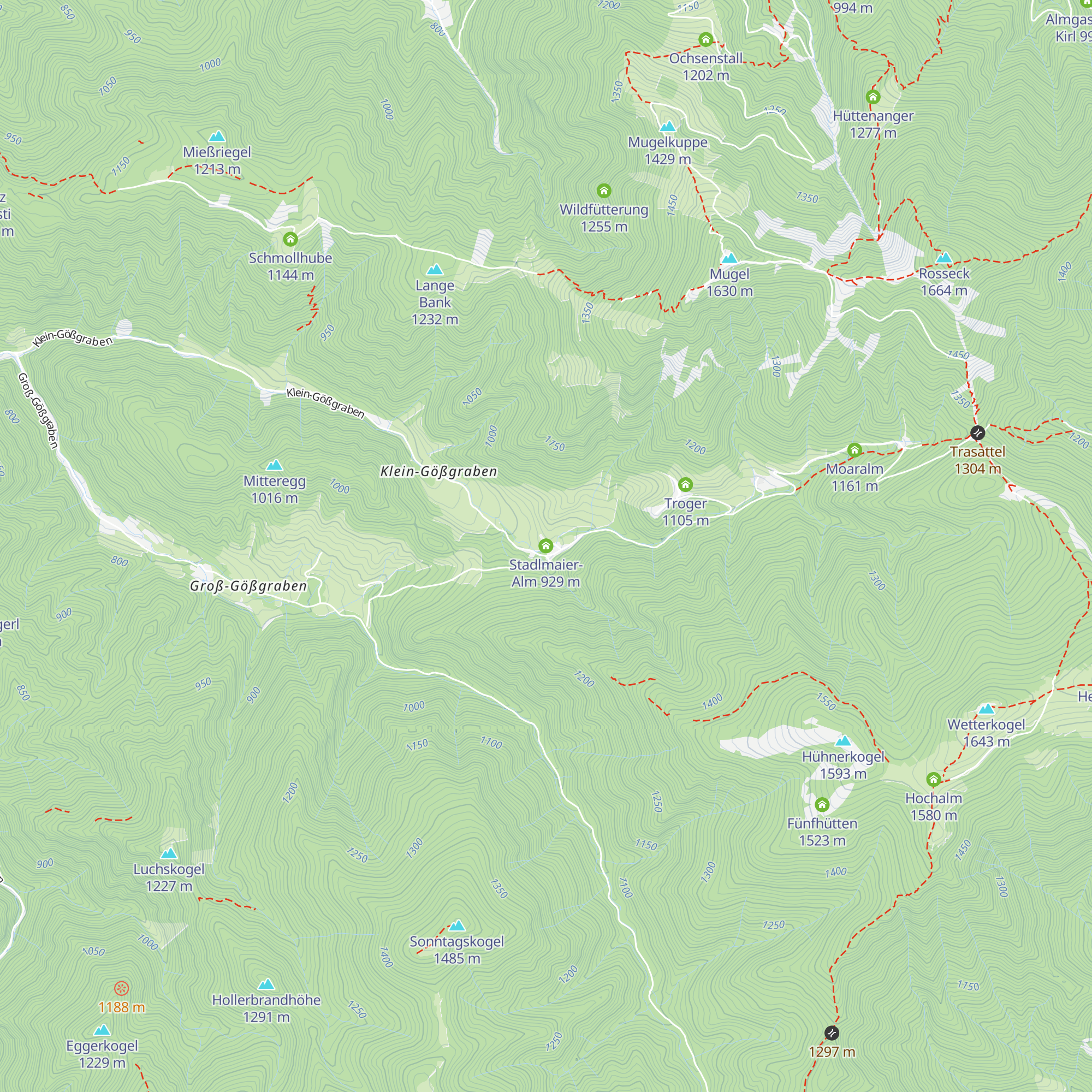 Stadlmaier-Alm map
