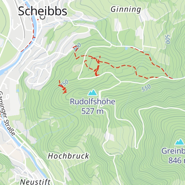 Map of Rudolfshöhe