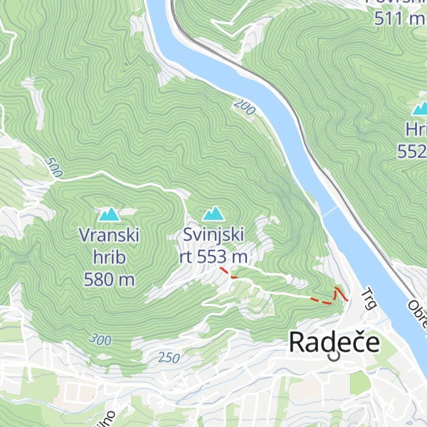 Map of Svinjski rt