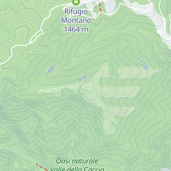 Map of Monte della Croce
