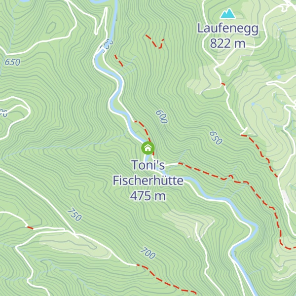 Map of Toni's Fischerhütte