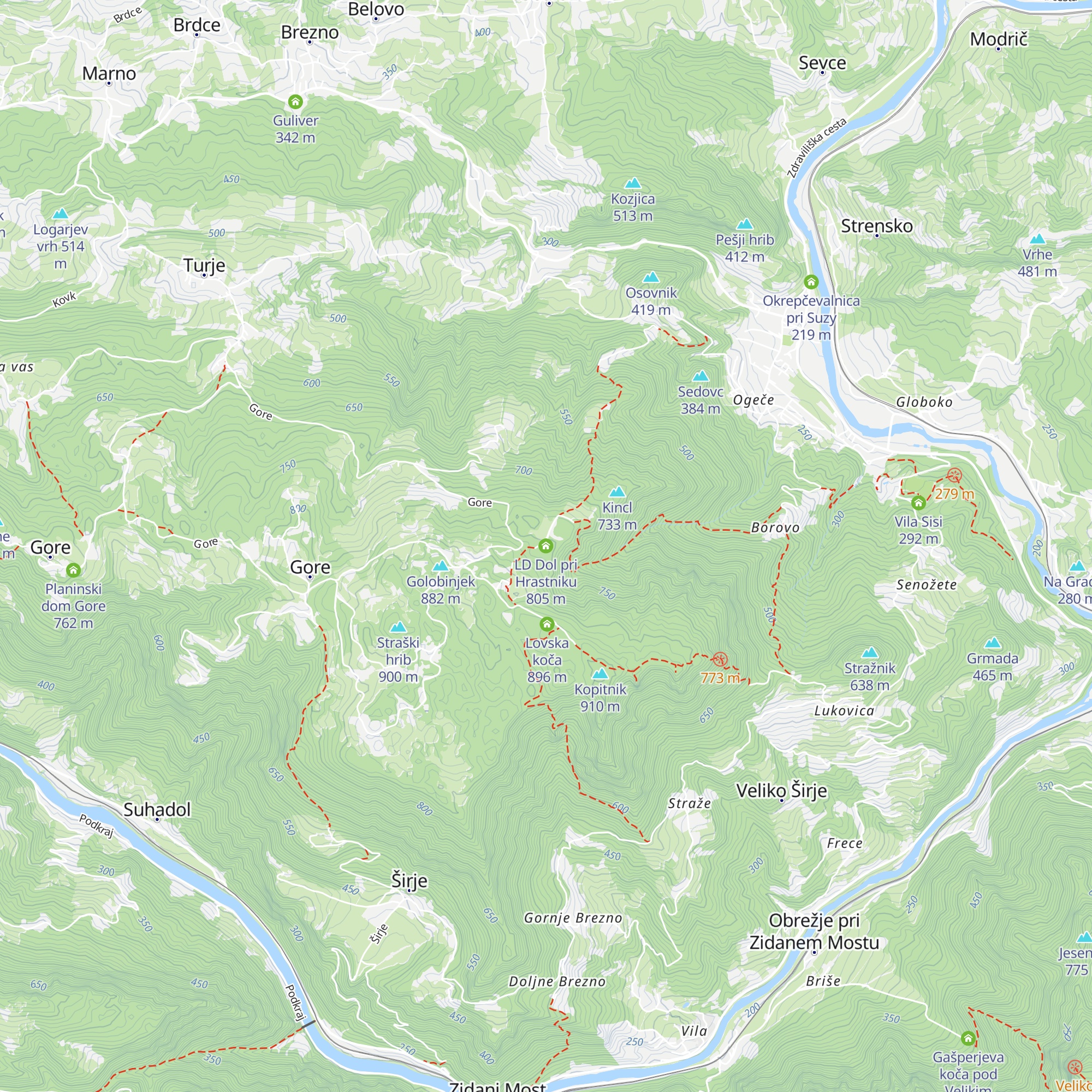 LD Dol pri Hrastniku map