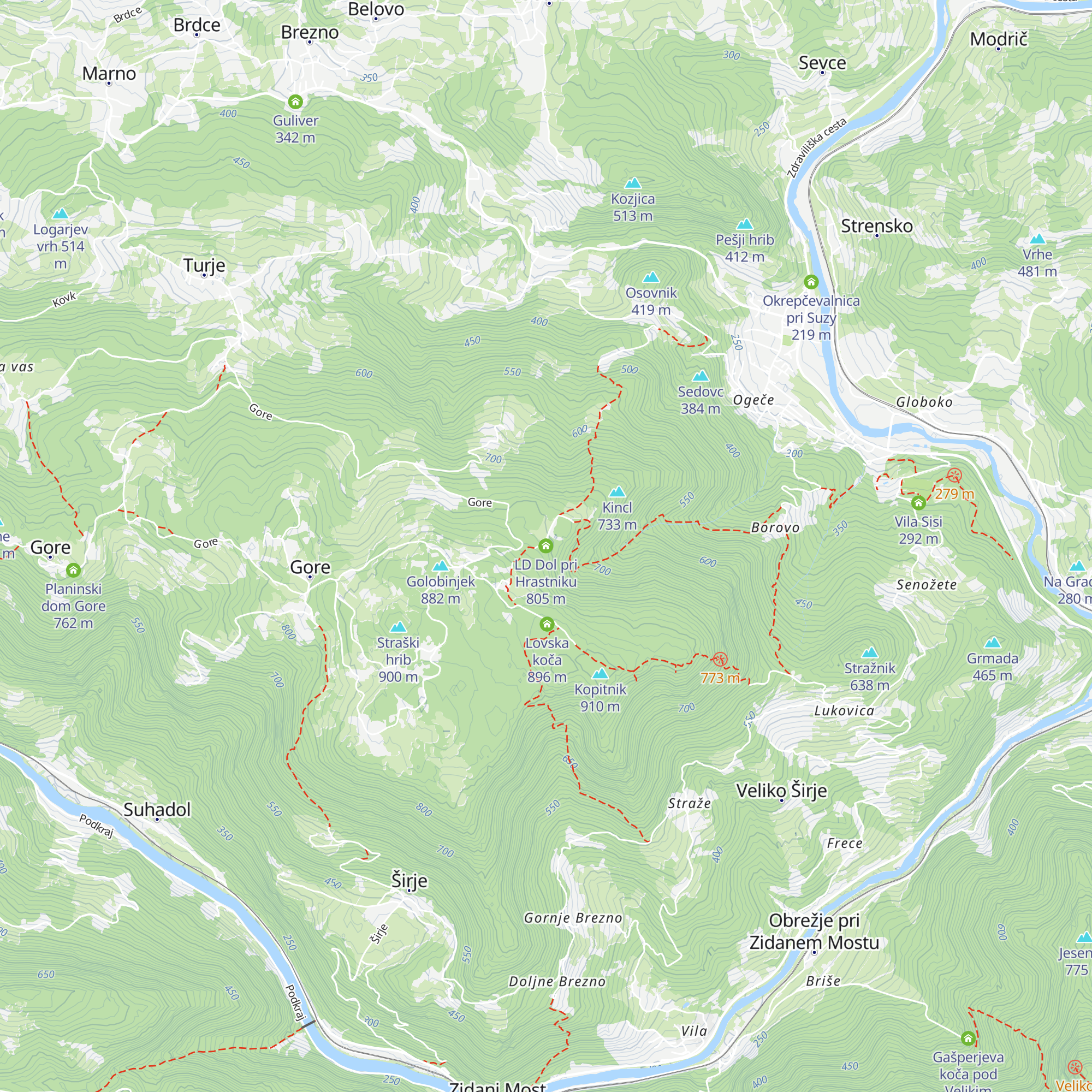 LD Dol pri Hrastniku map